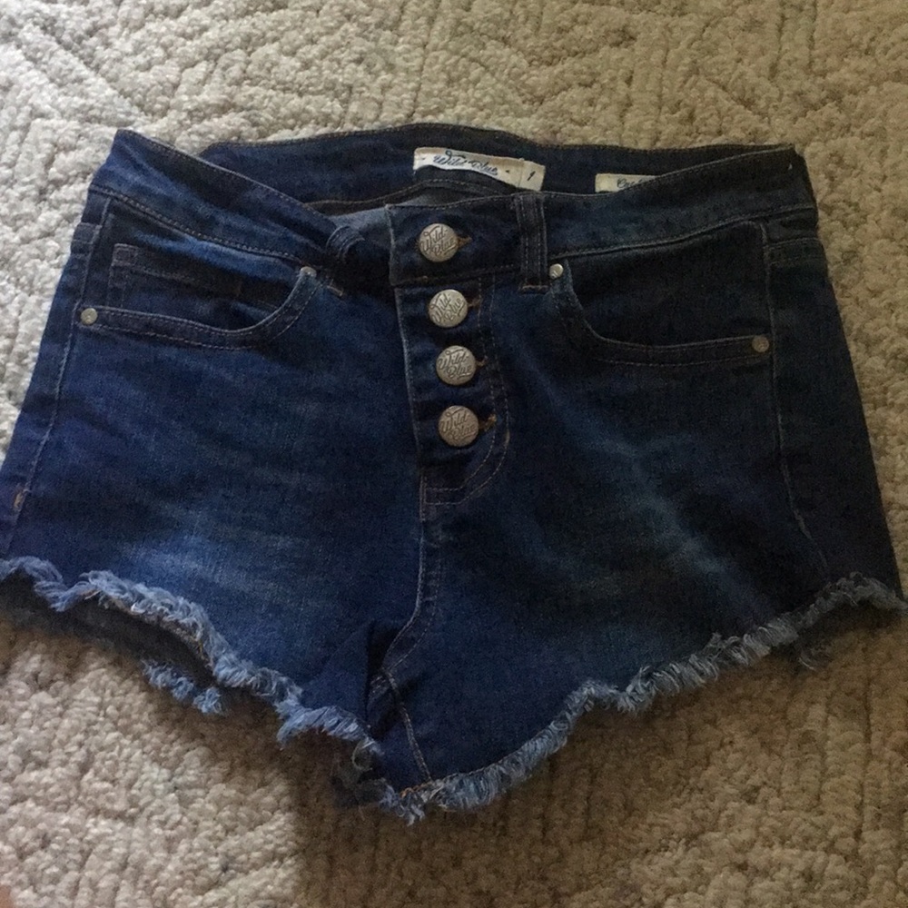 Dark Wash Jean Shorts